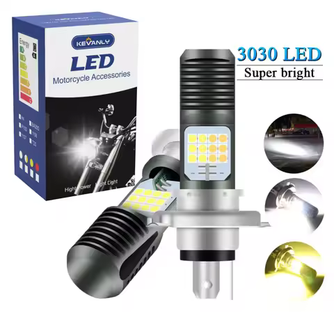 1pc h4 Led moto headlight h6 ba20d led Motorcycle led spotlight H4 led lamp p15d led atv headlight P