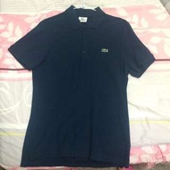 正版 Lacoste polo衫 深藍