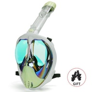 2020 Full Face Diving Mask Plating Underwater Scuba Anti Fog Goggles Wide View Snorkeling Mask Divin