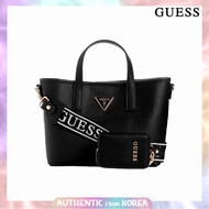 Guess FOR WOMEN BAG LATONA belt cross mini tote bag_BLACK