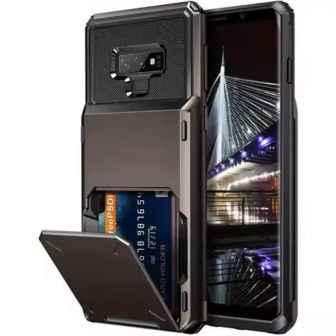 For Samsung Galaxy Note 9 8 Wallet 4-Card Slots Credit Case For Galaxy Note9 SM-N960F Note8 N950 Cas
