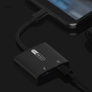 EC 2 in 1 Type C Splitter OTG Adapter USB3 0 Converter Wire Power Cable Wearproof Charging Cable for