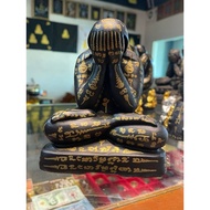 6寸“舍利子必达”供奉型金身，卖点在于其神圣的材质（舍利子）与森林派清净的加持力。