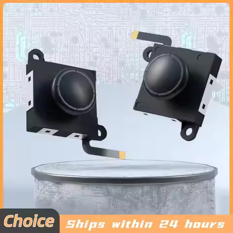 Hall Effect Joystick No Drifting 3D Analog Stick Sensor Potentiometer Module Hall Thumb Stick for Sw