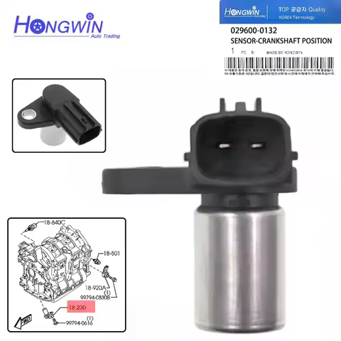 029600-0132 Crankshaft Position Sensor For Mazda 626 323 RX-8 RX-7 Protege 5 1.3L 2.0L FSD718230 N3A