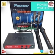 G669 PIONEER PIONNER MIC WIRELESS DIGITAL DUAL MIK WIRELES SEPASANG