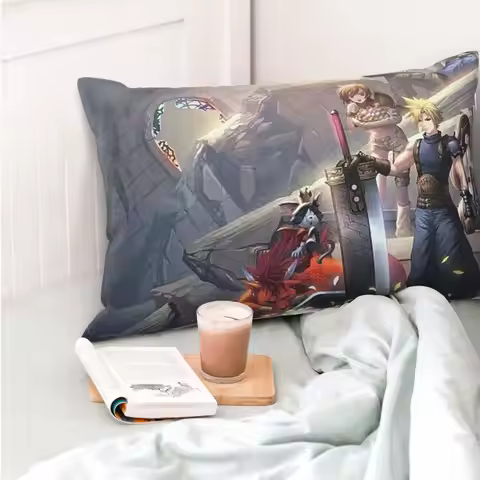 Tifa Lockhart-Final Fantasy 7 Ff7Remake Ffvii Final Rectangle Pillowcase Cushion Cover Decor Bedroom