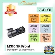 70mai Dash Cam M310 Plus 3K 24H Smart Parking Surveillance Super Night Vision G-Sensor Collision Det
