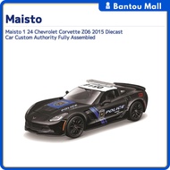 Maisto 1 24 Chevrolet Corvette Z06 2015 Diecast Car Custom Authority Fully AssembledDirect from JAPA