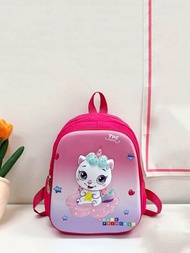 Mochila de preescolar para niñas de 1 pieza, linda bolsa de hombro con diseño de unicornio de carcasa dura para jardín de infancia y cuidado diario, adecuada para uso diario