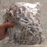 Shredded paper / Kertas potong cacah strip cut kertas bekas (100 gr)