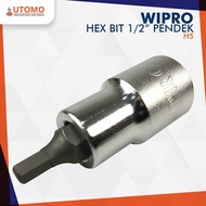 MATA Socket Bit Socket Wrench/ L Hex Bits Socket 1/2" H5 x 55mm WIPRO