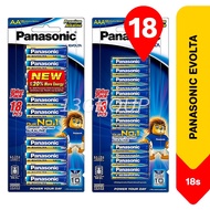 Panasonic EVOLTA Alkaline Battery AA / AAA, 18s