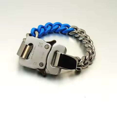 2025 1017 ALYX 9SM new fashion jewelry niche INS functional wind bracelet men and women titanium bra