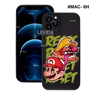 Infinix Note 11 Nfc Infinix Note 11S Infinix Note 11 Pro Case Black Gambar MAC06/ Macaron Black soft