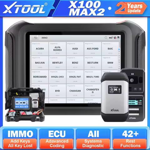 XTOOL X100 MAX2 Key Programmer With KC501 J2534 ECU Programming Scanner Key Programming Tools All Ke