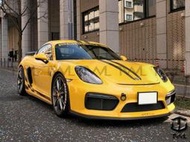 《※台灣之光※》全新 Porsche 保時捷981 Boxster Cayman GTS GT4前保桿大包附LED日行燈