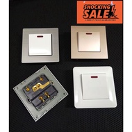 ️SHOCKING ️ 20A WATER HEATER /AIRCOND SWITCH SOCKET WALL POWER PLUG SOCKET POWER POINT 1 GANG SUIS A