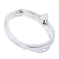 FA 1 5m F Connectors To TV Metal Wire Video Sound Cable Cord