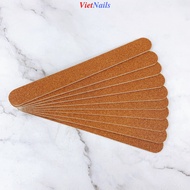 10 Thin Brown Files Natural Gel Nail Files - Thin Brown Files for Smooth Nail Files