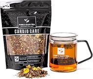 Pure And Easy Tea, Cardio Care, Supports Healthy Heart & Blood Pressure, 100% Natural, Herbal Infusi
