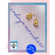 700 (16K) Gold Earrings Weight 1.08 Grams