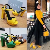 Highheels ZARA SQUARE 13cm