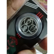 MANCHESTER UNITED 1 DIRHAM SILVER COINFAN EDITION