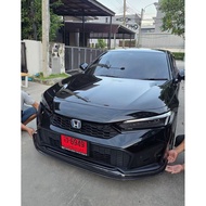 Hond Civic Fe Facelift 2025 Front Lips Thai Look Gloss Black (1 Pcs Design ✔️)