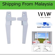 READY STOCK /WINDOW HANDLE LEFT & RIGHT SET /ALUMINIUM CASEMENT WINDOW HANDLE /PEMEGANG TINGKAP KIRI