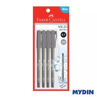 Faber-Castell Ballpoint Pen/ Pen Mata Bola NX 23 (4's x 0.7mm) - Black