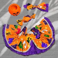 ［非官方］🎃萬聖節S碼替着🕸️一套四件（主衫，頭飾，南瓜，糖）⭐️ 主衣服魔術貼⭐️不帶娃 港廸 東廸 上廸 linabell  Disney stella Lou lina bell duffy a