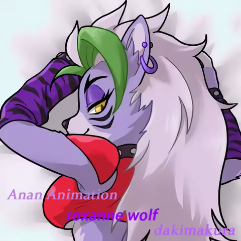 Dakimakura Anime roxanne wolf 7 Double-sided Print Life-size Body Pillow Cover