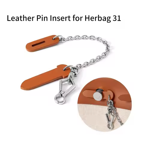 Leather Pin For Herbag 31 Leather Pin Cap Lock Chain Tree Paste Leather Anti Wear Sheet Bag Decorati