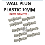 AINNA WALL PLUG PLASTIC 6MM PVC SCREW WALLPLUG / PLASTIK DINDING SRKU PAKU SARUNG SKRU PAKU