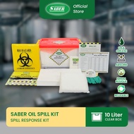 SABER OIL SPILL RESPONSE KIT - CLEAR BOX 10 LITER - SO10-SK/CB
