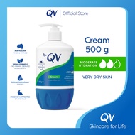 QV Cream 500g Pump [24-hour skin hydration | pH balanced | Moisturising]