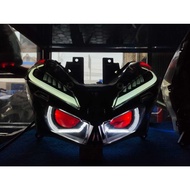 PROJECTOR BILED VARIO LED NEW 125 150 COSTUME BILED AES TURBO 55 WATT