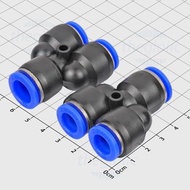 [5 Pieces]- PW12-10 Y-Tube Pneumatic Connector 12mm to 10-10mm