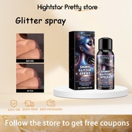 【 Same day Post】Glitter spray 120ml brightening glitter spray natural three-dimensional long-lasting