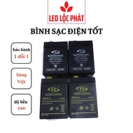 Bình ắc quy xe đạp điện 6v khô HONJIANDA bình acquy xe điện quạt đèn sạc