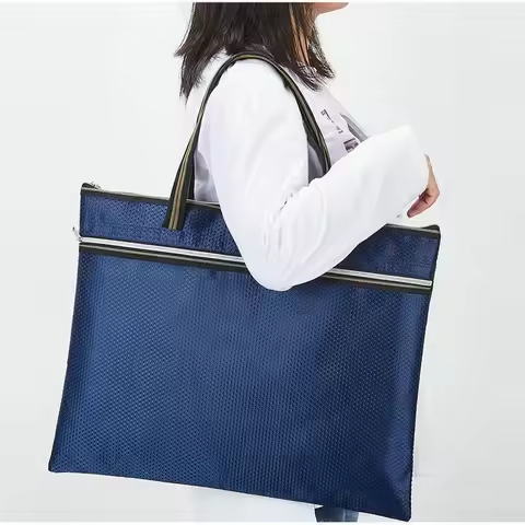 Large A1/A2/A3 Document Bag Portable Waterproof Document Organizer Bag For Folder A3 A2 A1 Drawing P