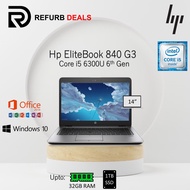 HP ELITEBOOK 840 G1 G2 G3 G4 (TOUCH) INTEL CORE i5 LAPTOP (14" HD) / WEBCAM/ WIN 10 PRO/REFURBISHED LAPTOP