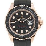 (現貨）全新26年Date ROLEX 勞力士 126655遊艇名仕型 YACHT MASTER 126655-0002 玫瑰金遊艇 醇黑色