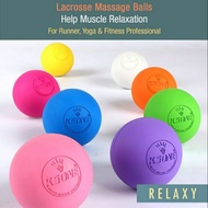 พร้อมส่ง!! ลูกบอลนวด Lacrosse ball Massage ball ลูกบอลนวดคลายกล้ามเนื้อ ลูกนวด แก้รองช้ำ Massage for muscle relaxation