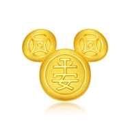 CHOW TAI FOOK Disney Classics 999 Pure Gold Pendant - Mickey (Peace) R25076