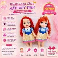 Glass Eye Princess Doll 35 cm (14 Inch) Princess Tole oll – Warehouse, For Children To Hug And Play 