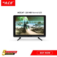 ACE 24" glass-m3f slim full hd led tv led-802 with bracket