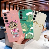 Casing For Realme C71 4G Case Lens Protective Soft Silicone Lovely Dinosaur Back Cover For RealmeC71