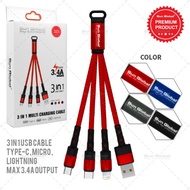 SUN GLOBAL 3 IN 1 MICRO +TYPE C+IP 3.4A